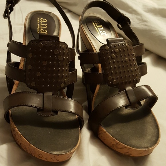 A.N.A wedge brown 8.5 - Picture 8 of 8